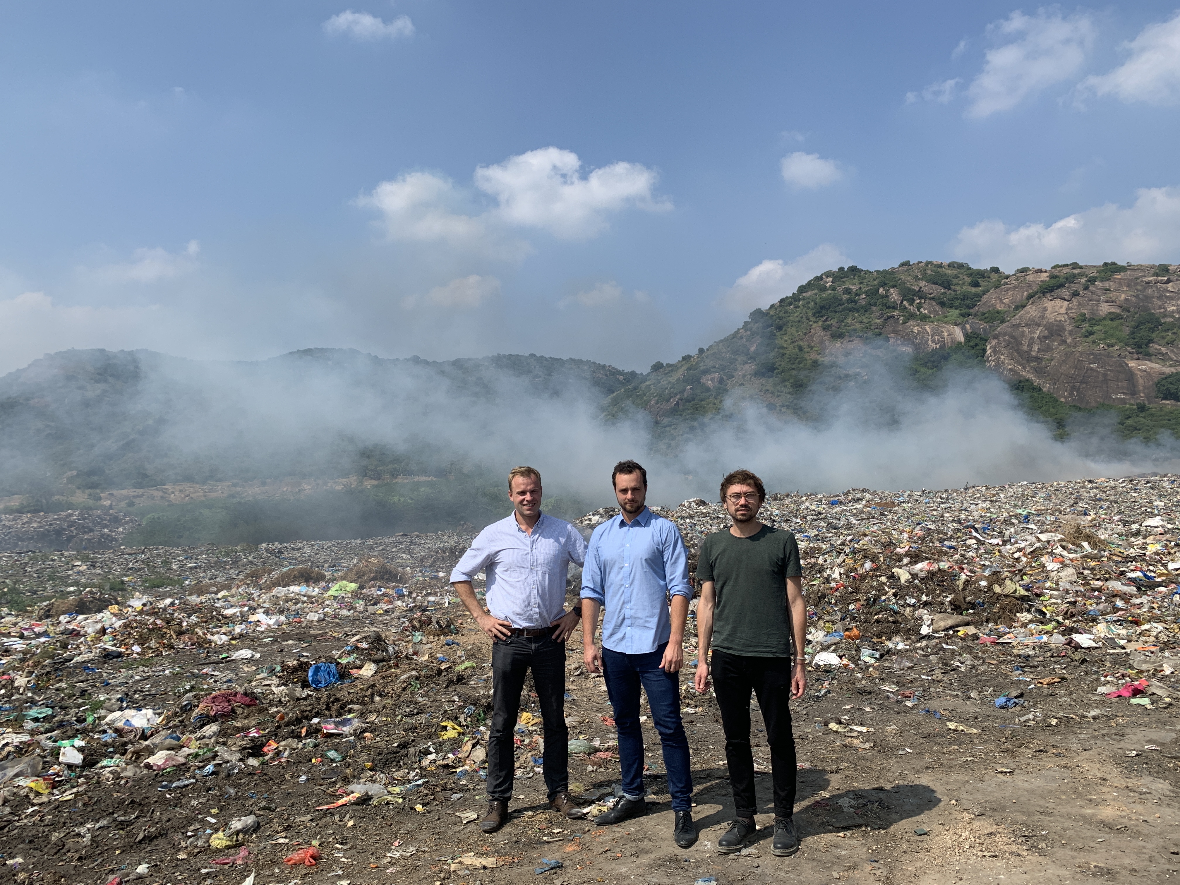 A landfill in India